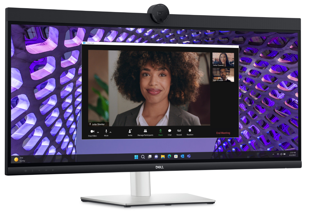 monitor z kamera dell